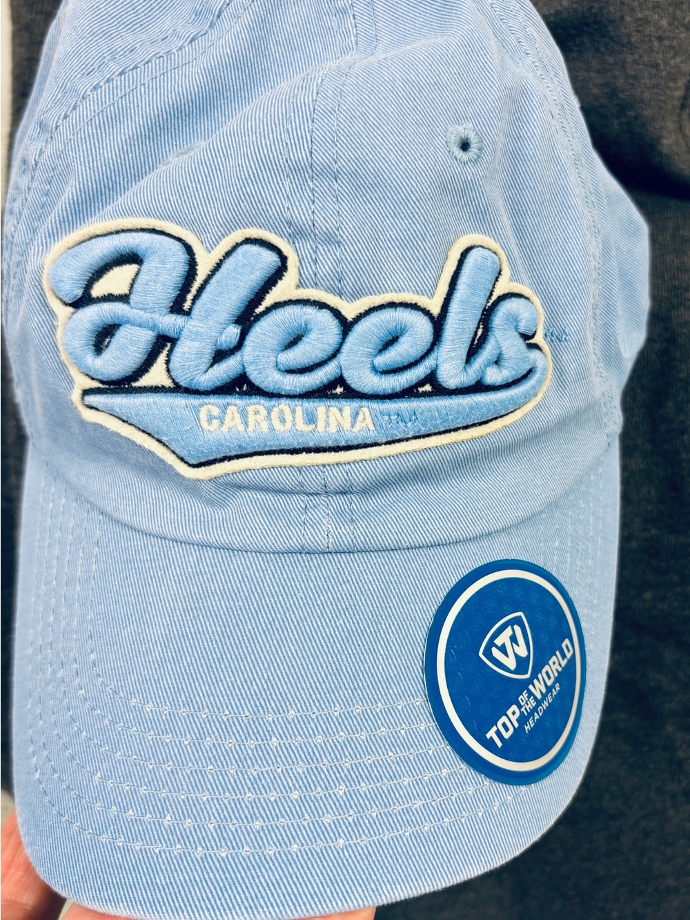 Tar Heels Top of the  World Babeball cap